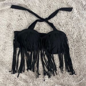 Fringe Bikini Top w/ Underwire